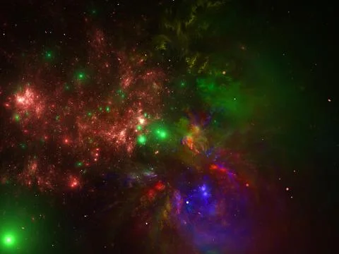 Imaginatory fractal background Image Illustrazione stock