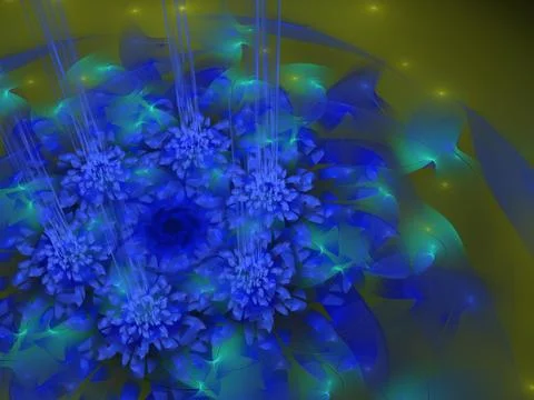 Imaginatory fractal background Image Stock Illustration