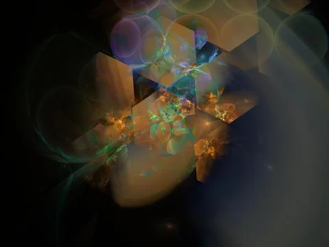 Imaginatory fractal background Image Illustrazione stock