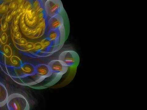 Imaginatory fractal background Image 스톡 일러스트