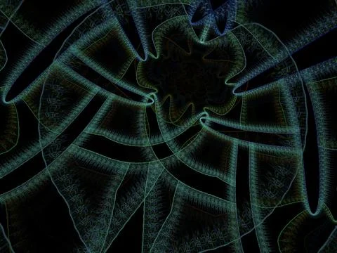 Imaginatory fractal background Image Stock Illustration