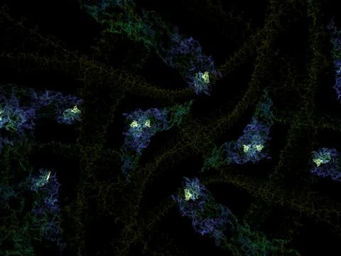 Imaginatory fractal background Image Stock Illustration