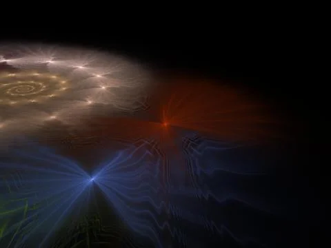 Imaginatory fractal background Image イラスト素材