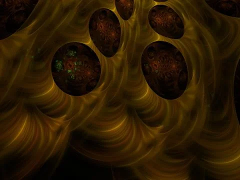 Imaginatory fractal background Image Stock Illustration