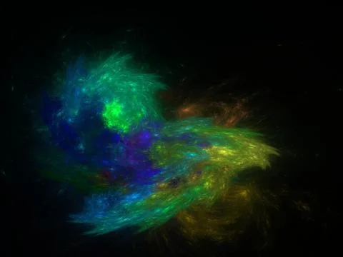 Imaginatory fractal background Image Stockillustratie