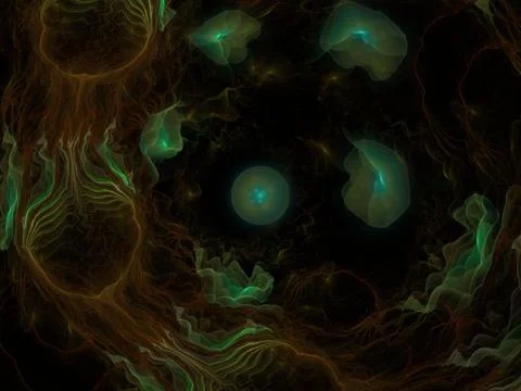 Imaginatory fractal background Image 스톡 일러스트