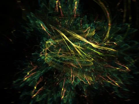 Imaginatory fractal background Image Stock Illustration