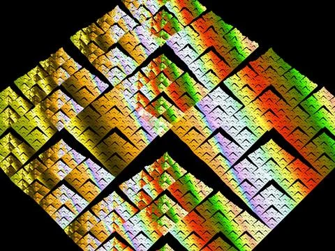 Imaginatory fractal background Image イラスト素材