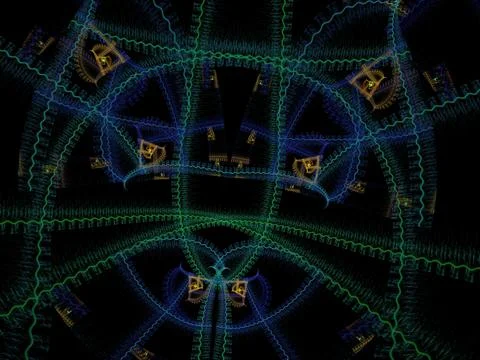 Imaginatory fractal background Image 스톡 일러스트