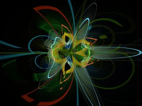 Imaginatory fractal background Image Stock Illustration
