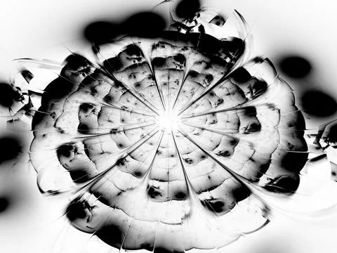 Imaginatory fractal background Image Stockillustratie