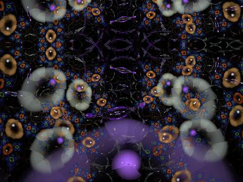 Imaginatory fractal background Image 스톡 일러스트