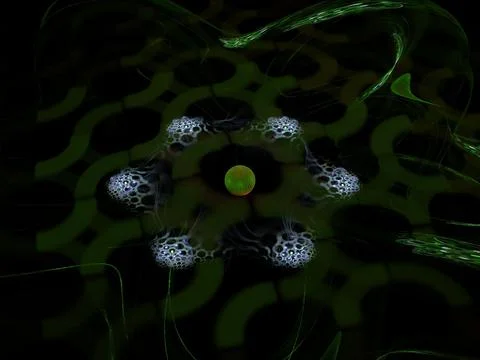 Imaginatory fractal background Image Illustrazione stock