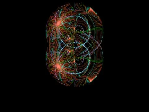 Imaginatory fractal background Image Stock Illustration