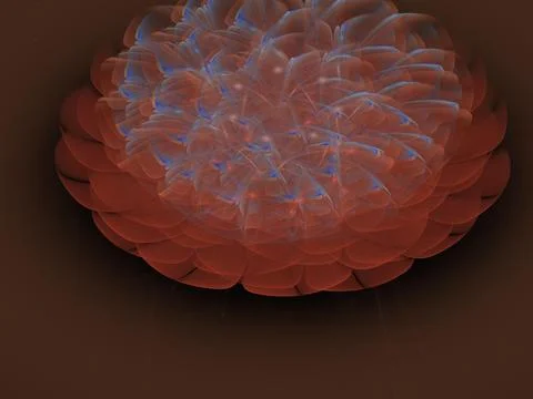 Imaginatory fractal background Image Stock Illustration
