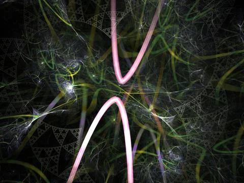 Imaginatory fractal background Image Stock Illustration