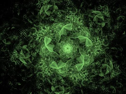 Imaginatory fractal background Image Stock Illustration
