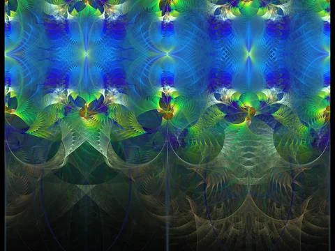 Imaginatory fractal background Image Stock Illustration