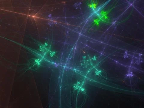 Imaginatory fractal background Image Stock Illustration