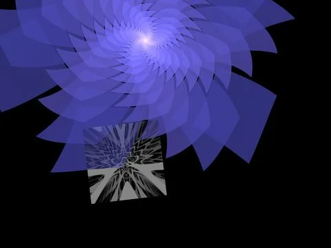 Imaginatory fractal background Image Stock Illustration