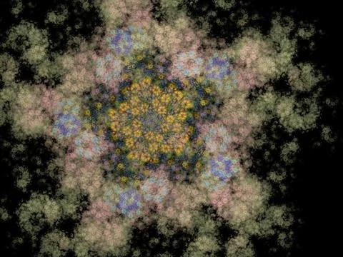 Imaginatory fractal background Image Stock Illustration