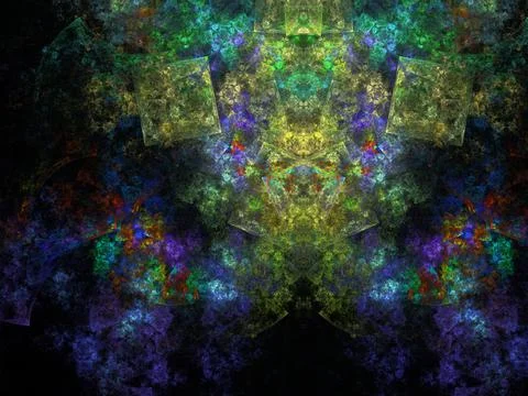 Imaginatory fractal background Image Stock Illustration
