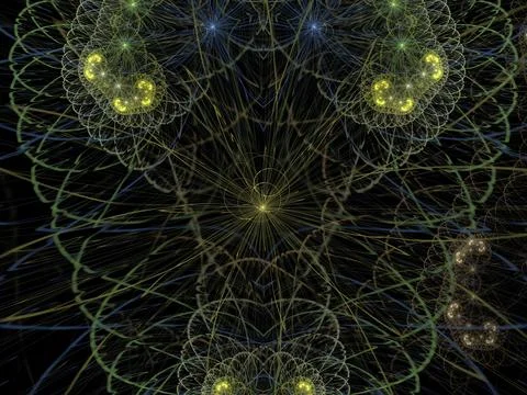 Imaginatory fractal background Image Stock Illustration