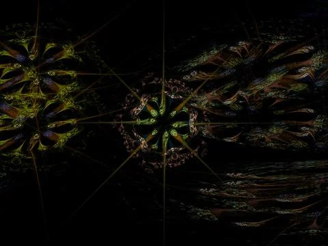 Imaginatory fractal background Image Stock Illustration
