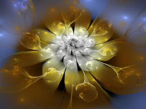 Imaginatory fractal background Image Stock Illustration
