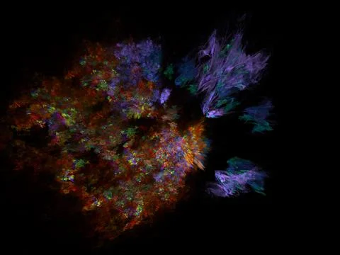 Imaginatory fractal background Image Stock Illustration