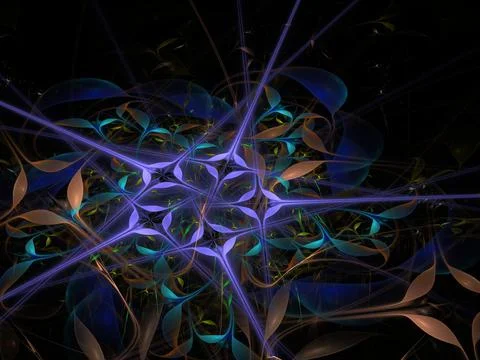 Imaginatory fractal background Image Stock Illustration