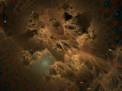 Imaginatory fractal background Image Stock Illustration
