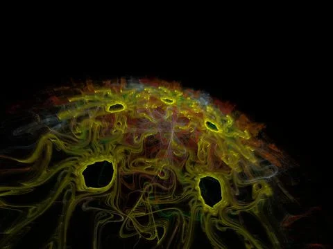 Imaginatory fractal background Image Stock Illustration