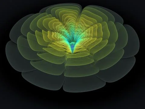 Imaginatory fractal background Image Stock Illustration