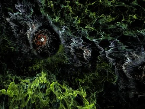 Imaginatory fractal background Image Stock Illustration