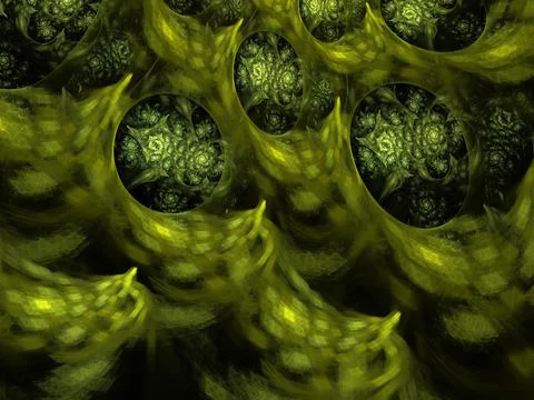 Imaginatory fractal background Image Stock Illustration