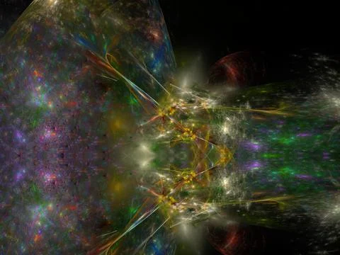 Imaginatory fractal background Image Stock Illustration