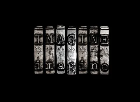 Imagine concept Stock Photos