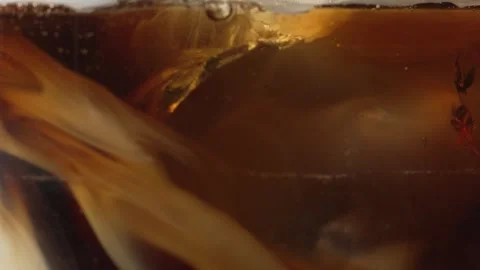 Imagine mixing the coffee liquid level Stock Footage 315970570