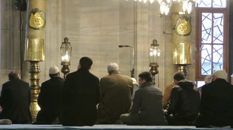 Imam preaching in a mosque. (Editorial) Video stock 45304005