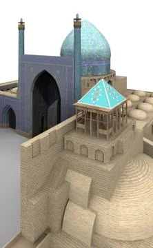 Imam square  1 Stock Illustration