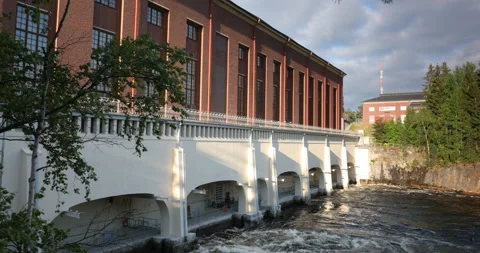 Imatra Hydropower Plant Stock Footage 100819544