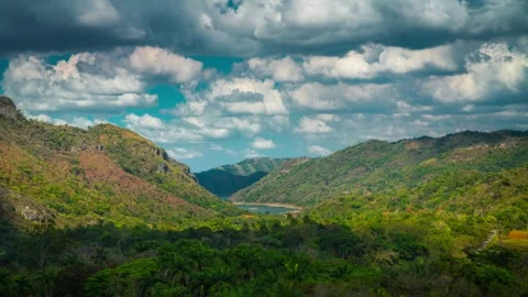 Ime lapse shot of clouds Stock Footage 245243168