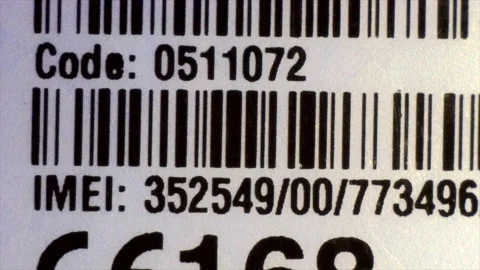 Imei Number Code Smart Phone Mobile Video stock 285459375