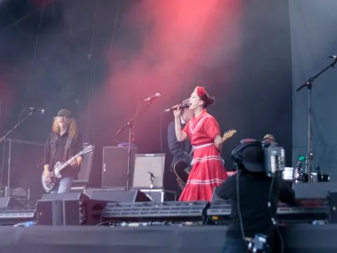 Imelda May &amp; Levellers Stock Photos