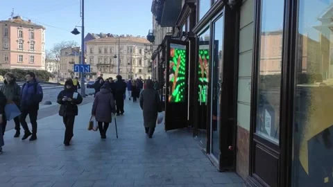 IMF approves $8.1 billion loan for Ukraine, Leópolis, UA - 27 Feb 2026 Stock Footage 329785309