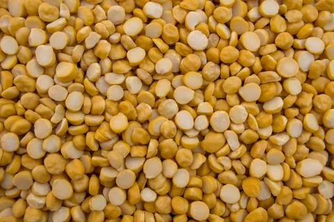 IMG 0746Full Frame View of Split Chickpeas (Chana Dal) Lentils Stock-Fotos