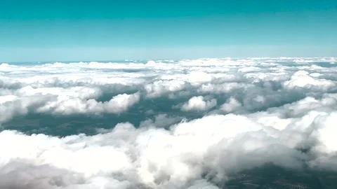 IMG 1913Flying Above The Clouds. Cloudy Sky With Sun Rays Stock Footage 277954415