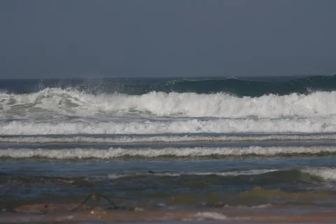 IMG 7268 waves on the beach Stock Photos