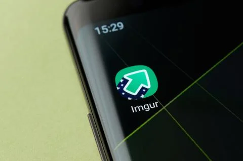 Imgur app icon Stock Photos